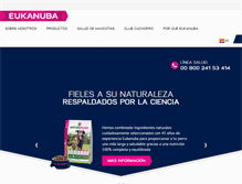 Tablet Screenshot of eukanuba.es