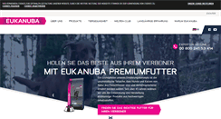 Desktop Screenshot of eukanuba.de