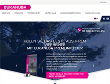Tablet Screenshot of eukanuba.de