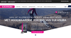 Desktop Screenshot of eukanuba.nl