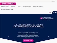Tablet Screenshot of eukanuba.fr
